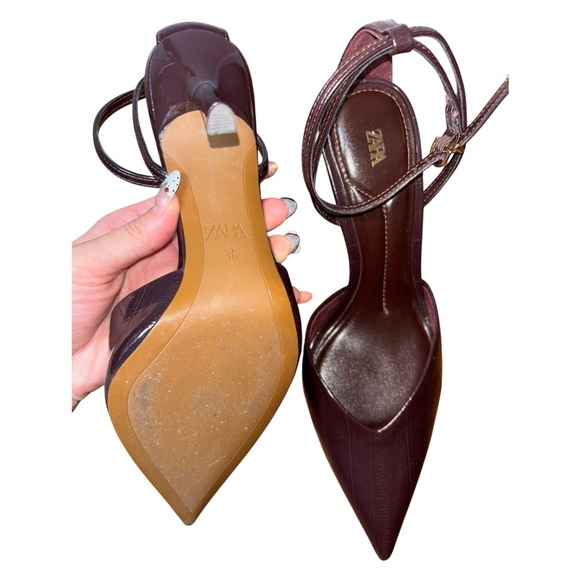 Zara Strappy Heels Shoes - Picture 7 of 7
